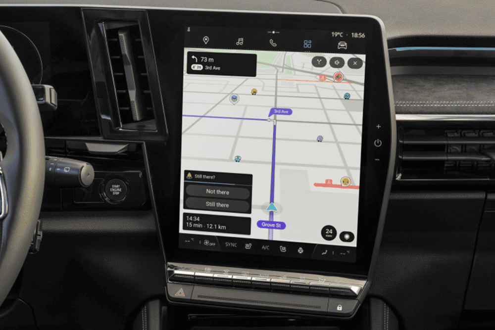 Car infotainment display