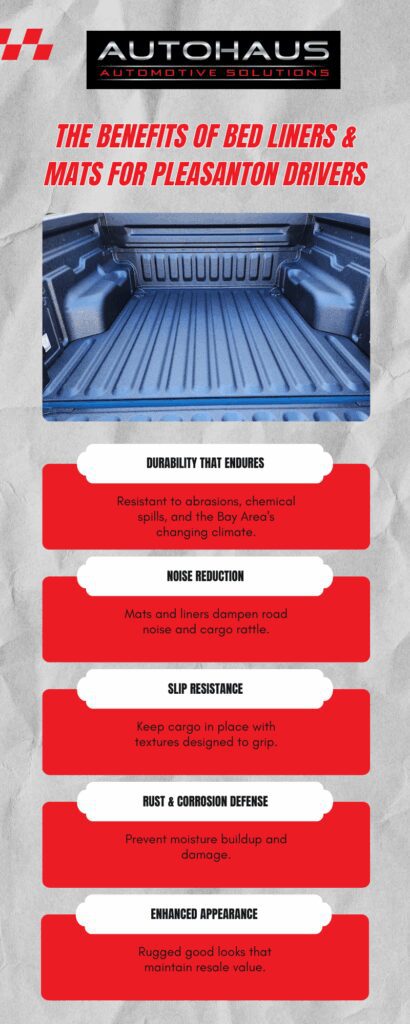 The Benefits of Bed Liners & Mats for Pleasanton Drivers