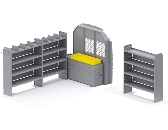 Heavy Duty Drawers Van Package - Transit Mid Roof 148" Wheelbase