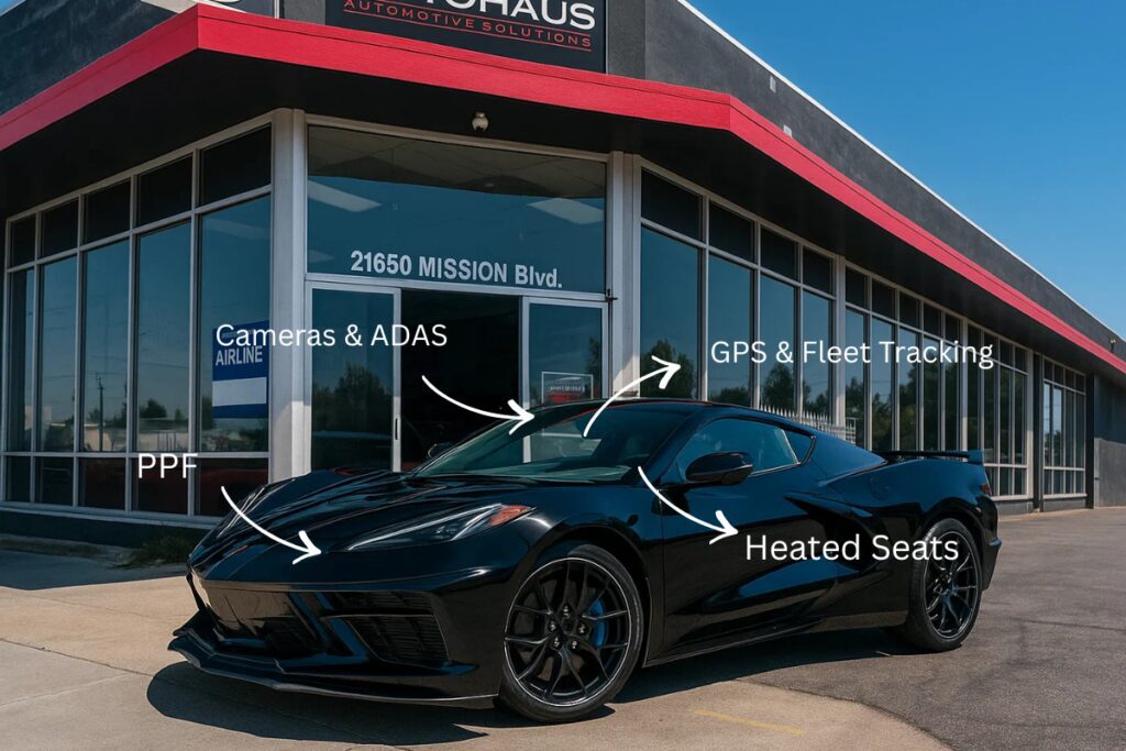 Shiny Black Sports Car